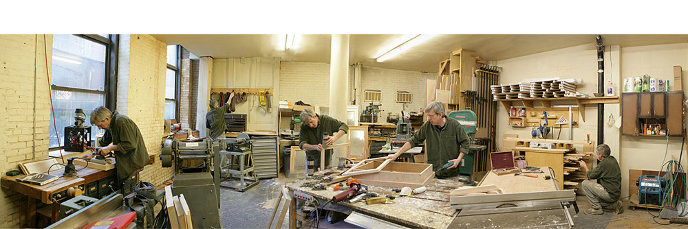 Jerry Middleton in the Workshop